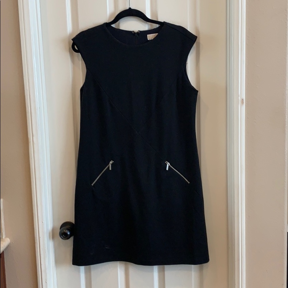 Zipper pocket Michael Kors black dress